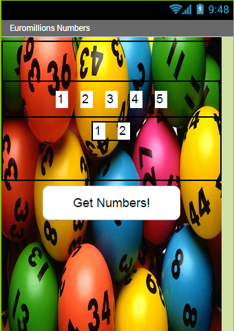 Euromillion Lotto Number Pick