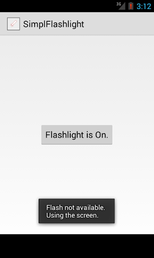 Simple Flashlight