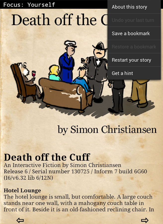   Death off the Cuff – Capture d'écran 