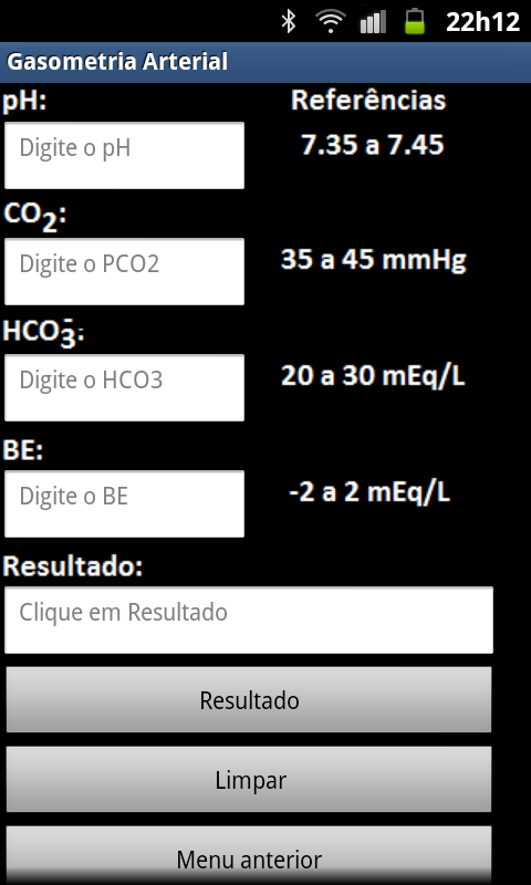 Arterial Blood Gases Screen 2