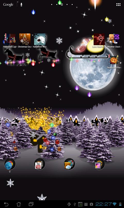 Christmas Live Wallpaper Santa - screenshot