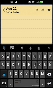 Spanish TouchPal Keyboard