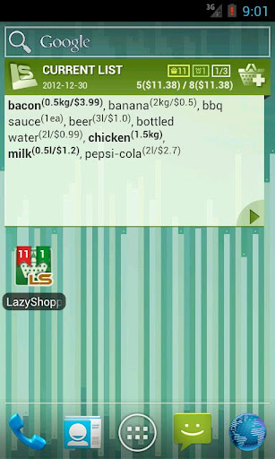 LazyShopper Widgets