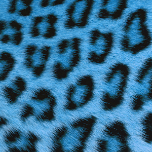 Blue Cheetah Keyboard Skin