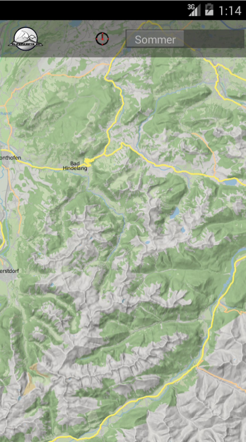 SILVRETTA ALPS map Screen 2