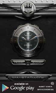 Free dragon digital clock silver APK for Android