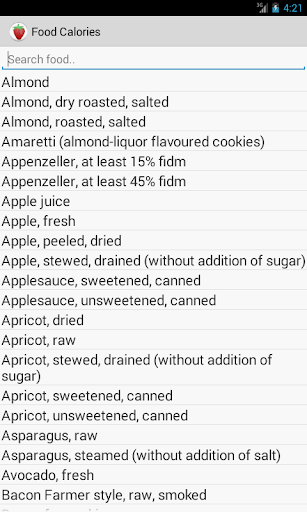 Food Calories