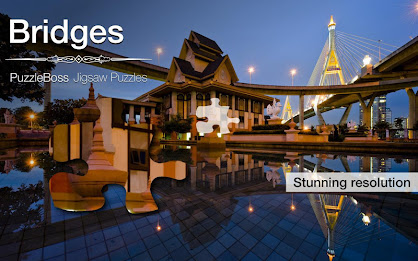 Bridges Jigsaw Puzzles Demo poster 9