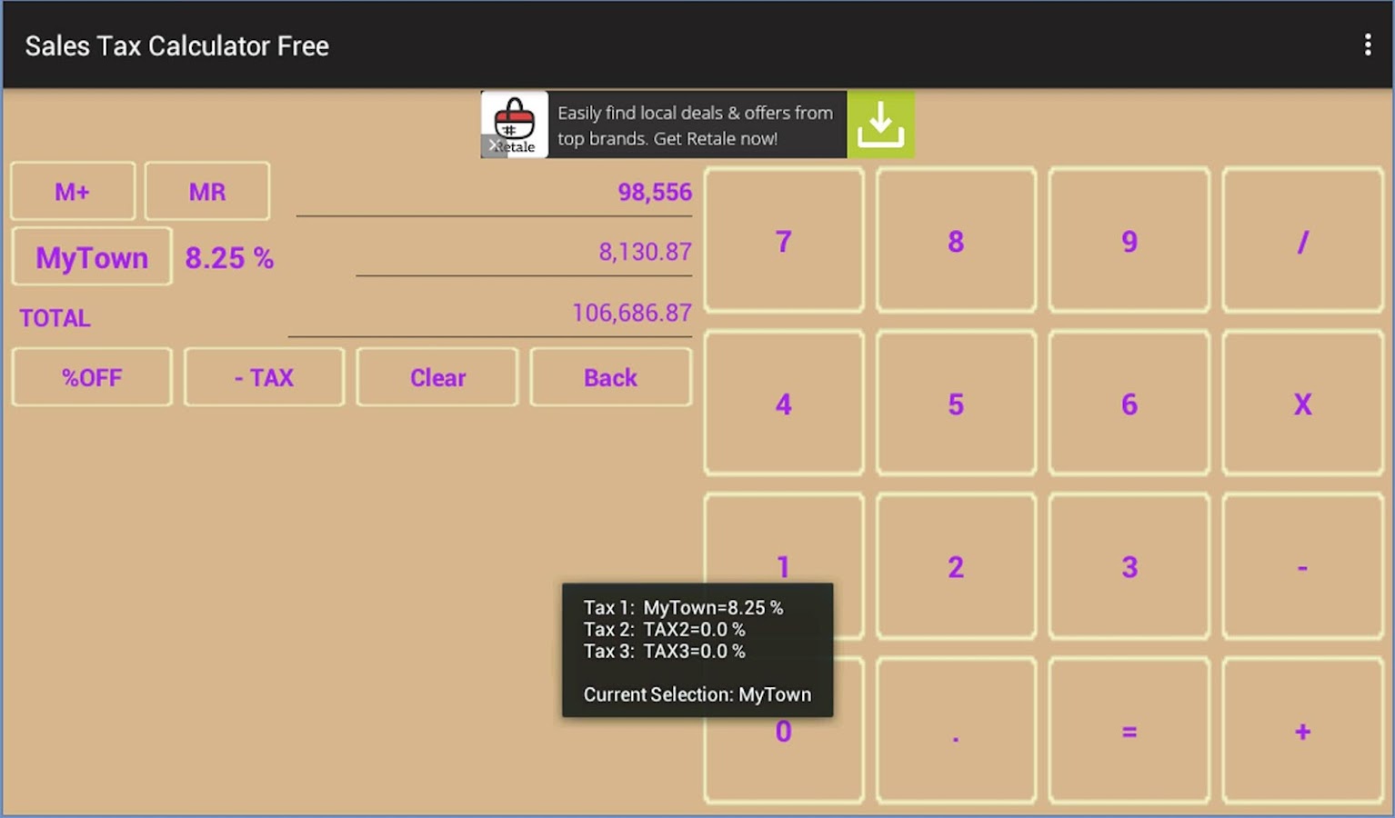 75 off for chart 75 Off Calculator