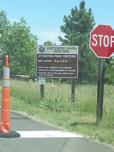Castlewood Canyon State Park Visitor Gate