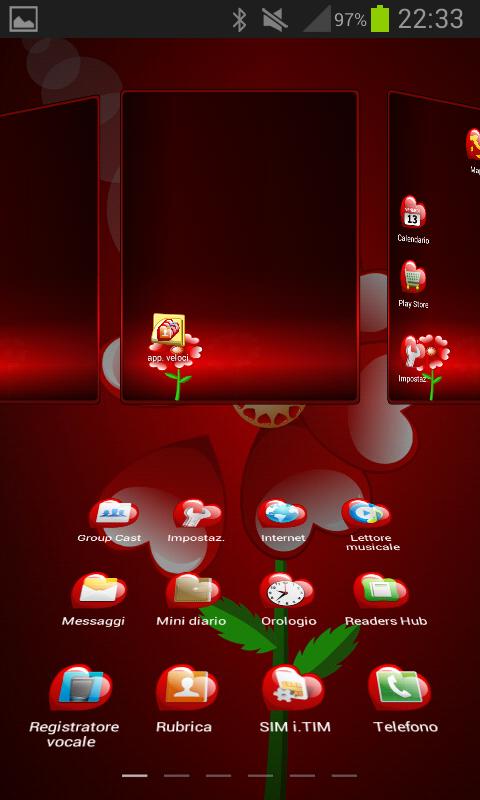 Valentine Next Launcher Theme - screenshot