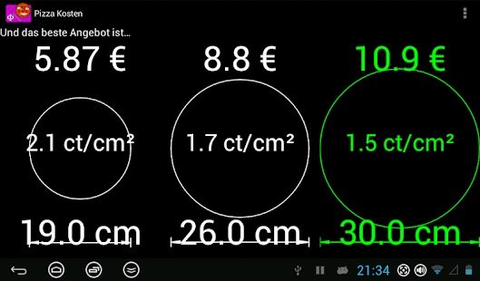 App Pizza Calculator apk for kindle fire | Download ... - 529 x 310 png 45kB