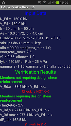 【免費工具App】R.C. Verification Shear ULS-APP點子