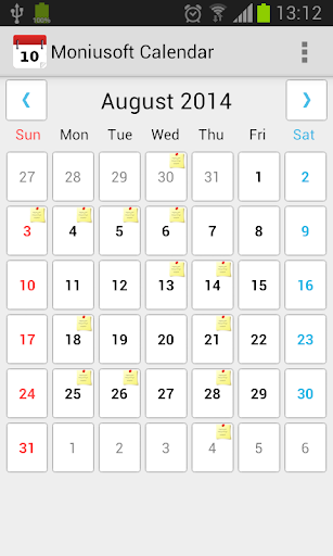 Moniusoft Calendar