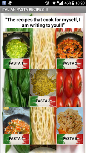 ITALIAN PASTA RECIPES