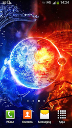 Fire and Ice Live Wallpaper poster 21