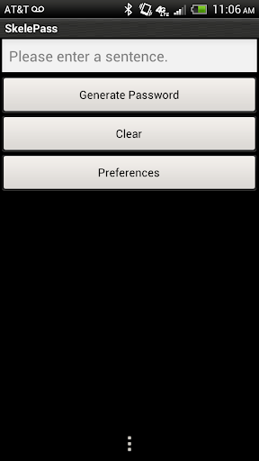 SkelePass Password Generator