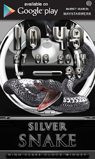 How to install silver snake clock widget patch 2.30 apk for bluestacks