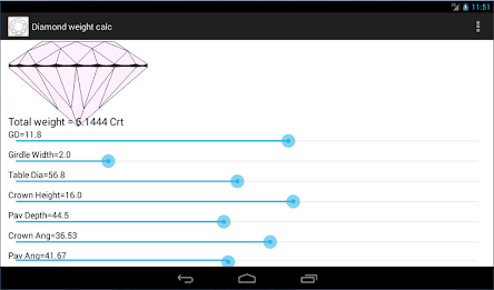 Diamond weight calculator poster 7