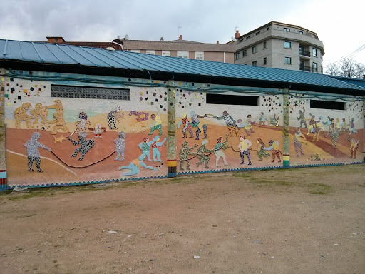 Mural Mosaico Bomberos