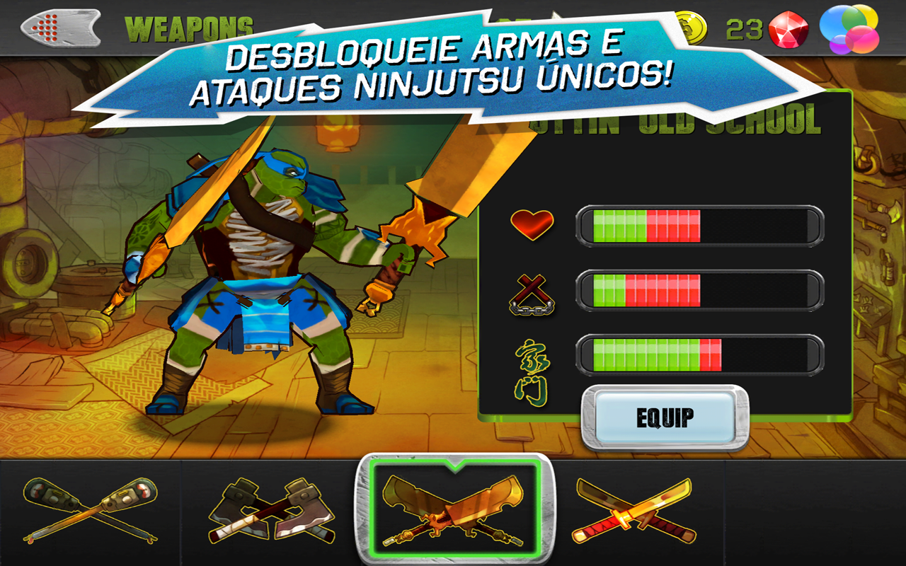 As Tartarugas Ninja - screenshot