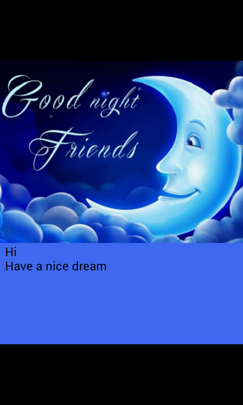 Good Night Card - screenshot