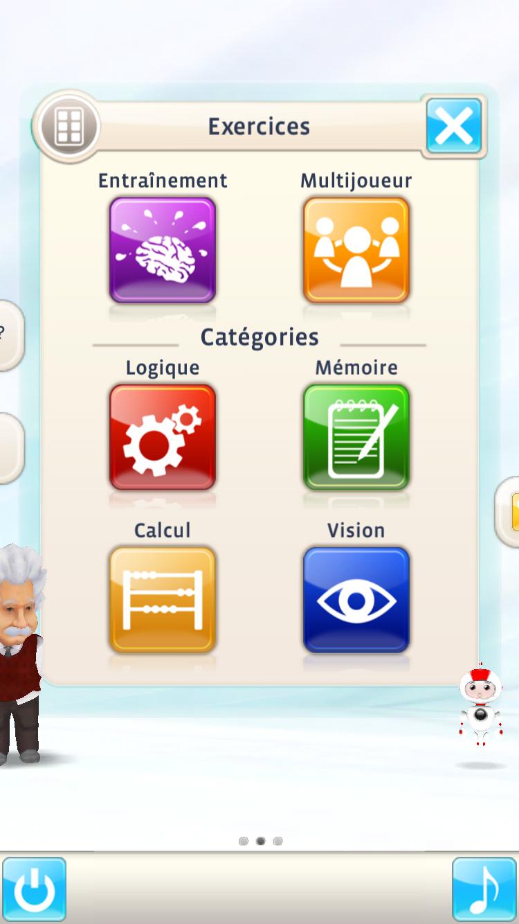 Android application Einstein Brain Training screenshort