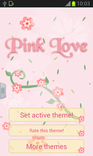 粉紅色的愛GO鍵盤應用程序