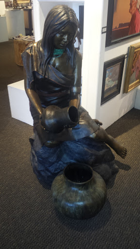 Statue at the Art of the Saltillo