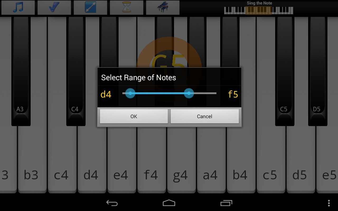 pianoforte orecchio gratuita App Android su Google Play