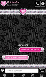 How to get Pink Luxury Lace Theme Go SMS patch 1.0 apk for laptop
