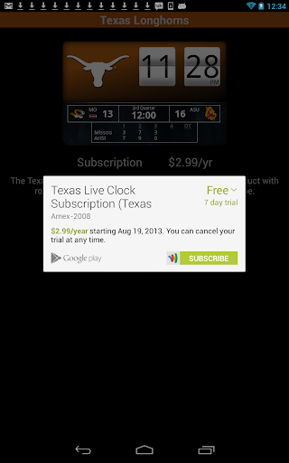 【免費運動App】Texas Longhorns Live Clock-APP點子