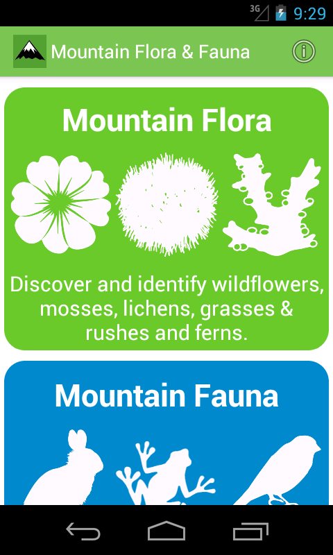 Mountain Flora &amp; Fauna Screen 1