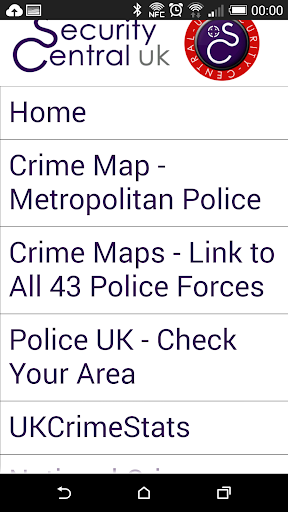 Security Central - Crime App