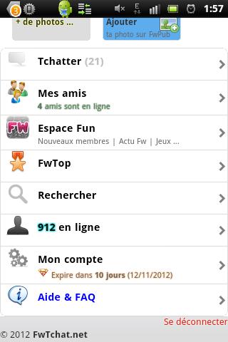 FwTchat ; Le Tchat Mobile