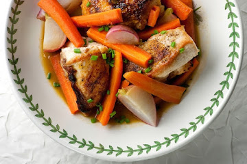 Braised Chicken with Spring Vegetables
