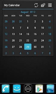 download GOWidget Theme Holo Blue Free free
