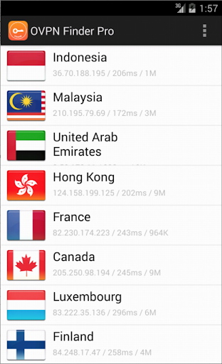 OVPN Finder Pro - for OpenVPN