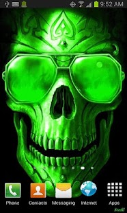 How to mod Green Fire Skull Live Wallpape patch 26 apk for pc