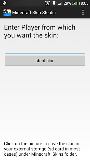 Skin Stealer for Minecraft