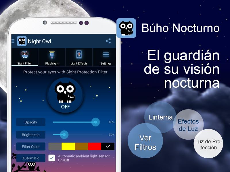 Android application Night Owl-Bluelight Cut Filter screenshort