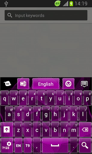 GO Keyboard Violete