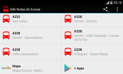 【免費工具App】Info Rutas de Ecovia-APP點子