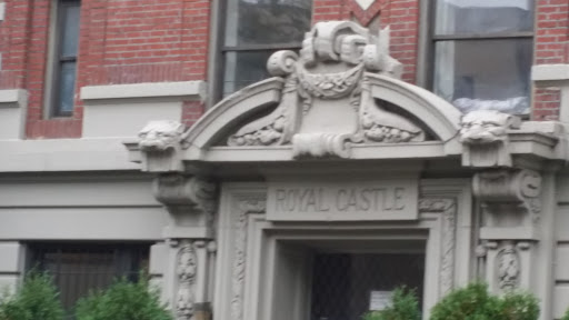 Royal Castle With Roaring Lions And Paws