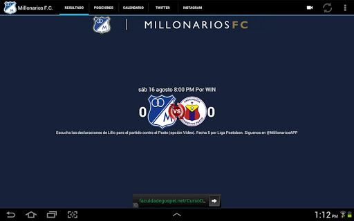 【免費運動App】Millonarios FC-APP點子