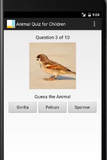 Animal Quiz game for kids