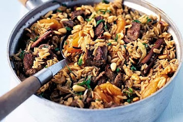 Turkish lamb pilau