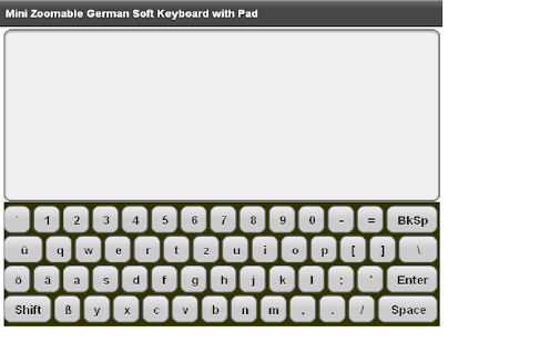Free Download Mini German Keyboard & Pad APK for PC