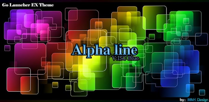 AlphaLine ISCBlue GO Launcher apk v1.0