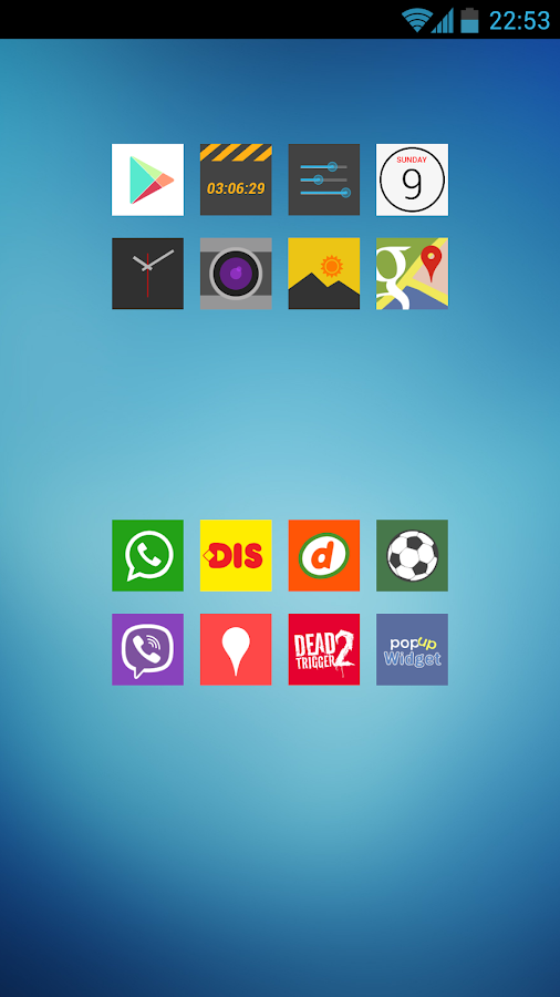 Rifon Apex/Nova/GO/ADW Theme - screenshot